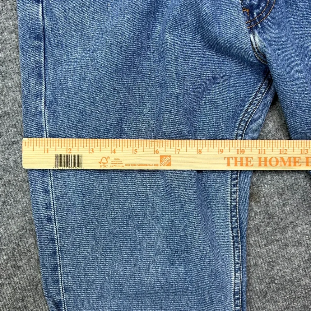 Levi's Jeans Men's Blue Denim Mid Rise Straight Pockets Classic Zip Fly‎ - 35X31